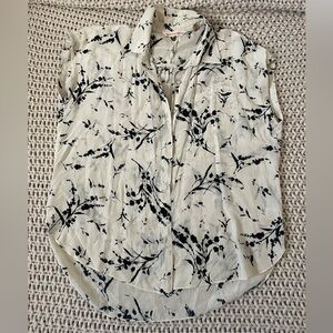 Rebecca Taylor Silk Vest Blouse